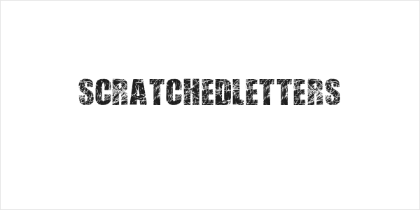 ScratchedLetters Logo