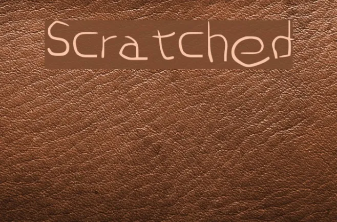 Scratched Example 3