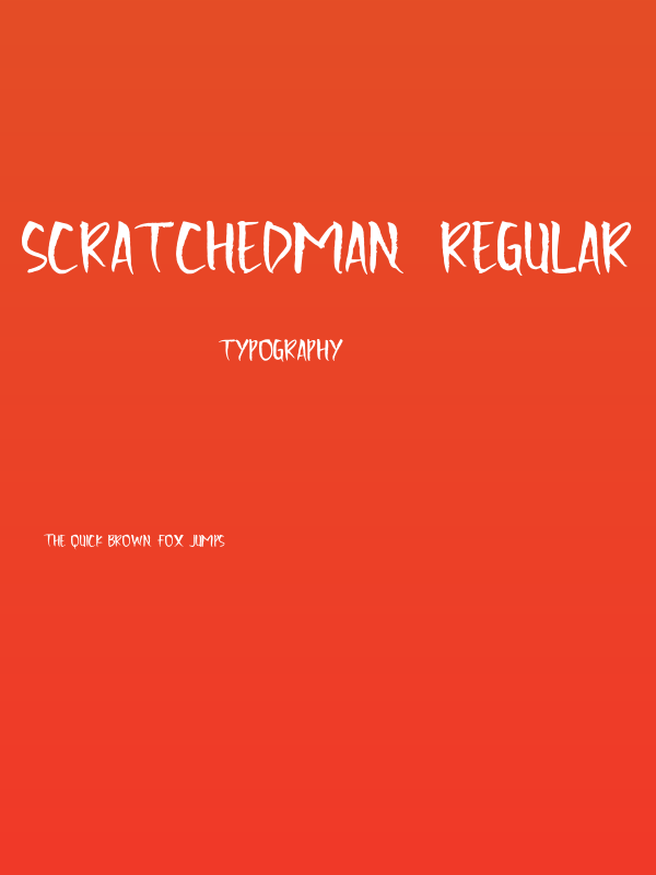 Scratchedman-Regular Poster