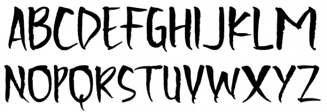 Scratchedman Regular Font LOWERCASE