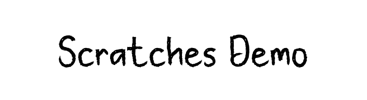 Scratches Demo  免费字体下载