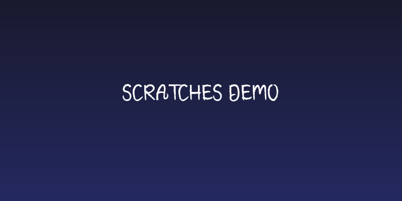 Scratches Demo Social Header