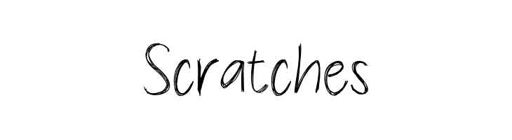 Scratches  नि: शुल्क फ़ॉन्ट्स डाउनलोड