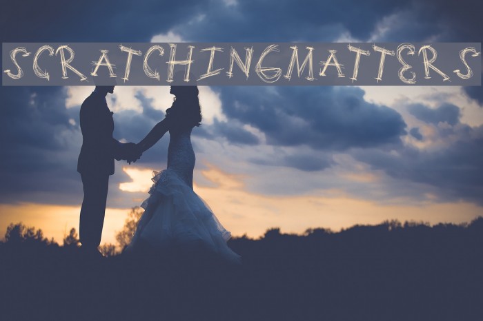 ScratchingMatters Font examples