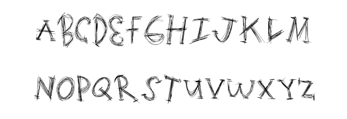 ScratchingMatters Font LOWERCASE