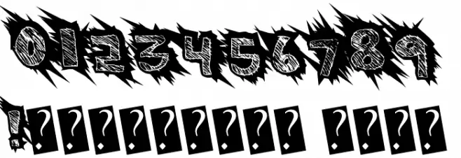 Scratchingly Font OTHER CHARS