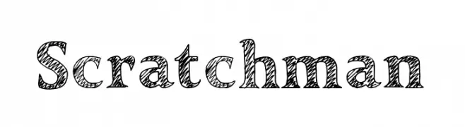 Scratchman  免费字体下载