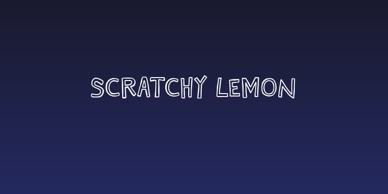 Scratchy Lemon Social Header