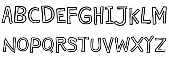 Scratchy Lemon Font Litere mici