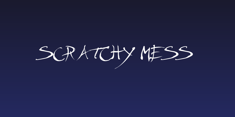 Scratchy Mess Social Header