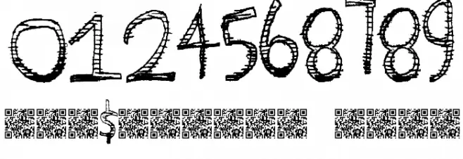 ScratchyFun Font OTHER CHARS