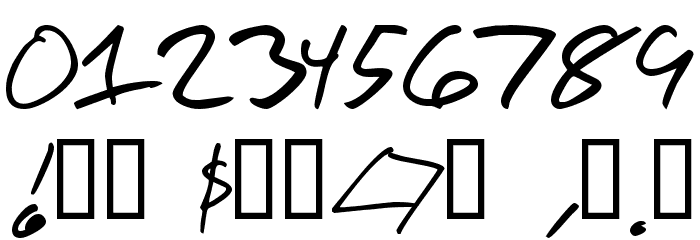 Scrawl Of The Chief Font OTHER CHARS