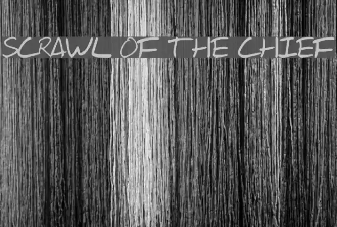 Scrawl Of The Chief フォント examples