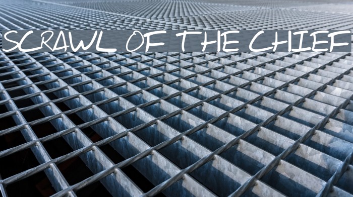 Scrawl Of The Chief Font examples