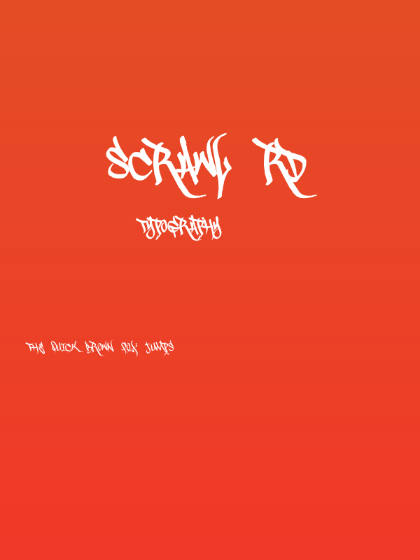 Scrawl3rd Poster