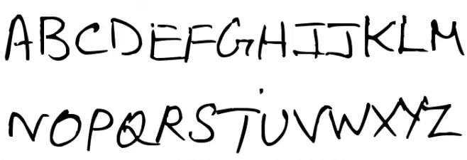 Scrawl Шрифта ВЕРХНИЙ