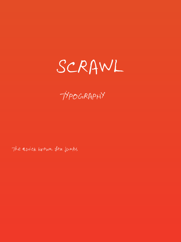 Scrawl Poster