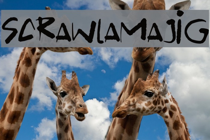 Scrawlamajig Font examples
