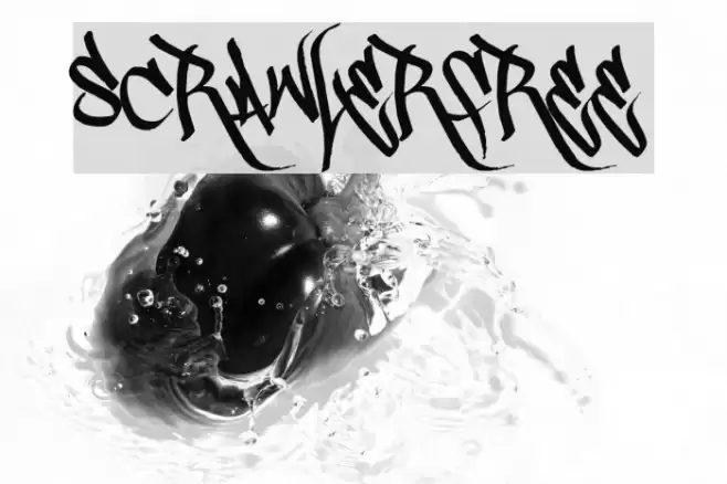 Scrawler3_free Font examples