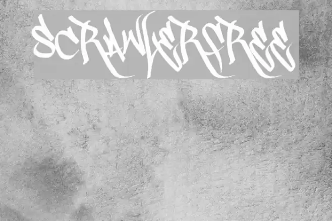 Scrawler3_free Font examples
