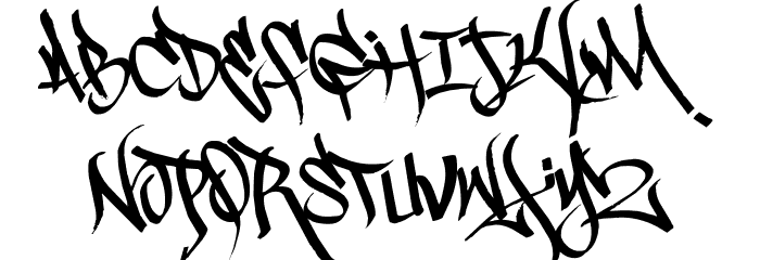 Scrawler3_free Font LOWERCASE