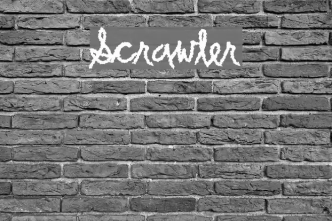 Scrawler Font examples