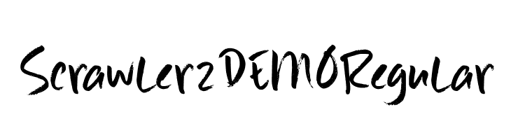 Scrawlerz DEMO Regular  Free Fonts Download