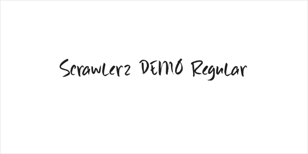 Scrawlerz DEMO Regular Logo