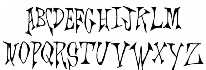 Scrawlings 字体 小写