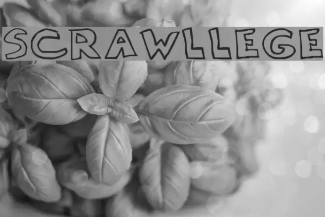 Scrawllege Caratteri examples