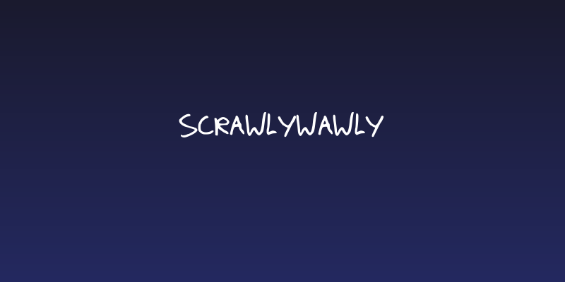 ScrawlyWawly Social Header