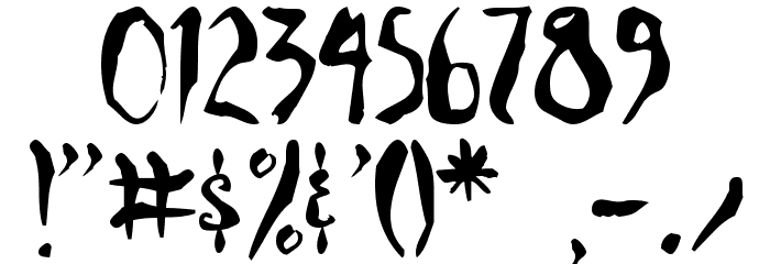 Scrawn AOE Font OTHER CHARS