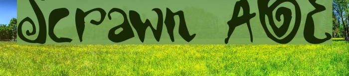 Scrawn AOE Font examples