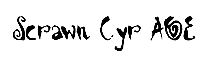 Scrawn Cyr AOE لخطوط تنزيل