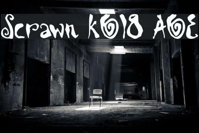 Scrawn KOI8 AOE Font examples