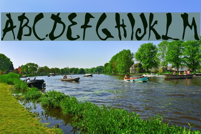 Scrawn Font examples