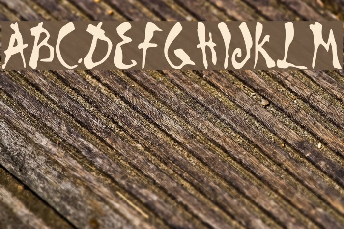 Scrawn Font examples