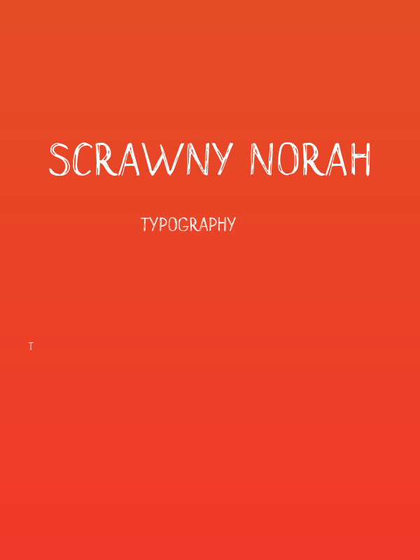 Scrawny Norah Poster