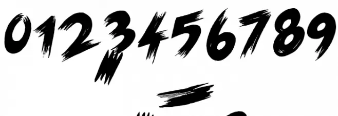 Scream Again Font OTHER CHARS