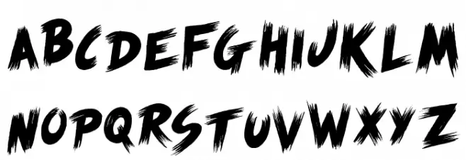 Scream Again Font LOWERCASE