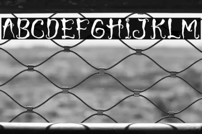 Scream Ghost Font examples