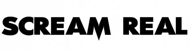 Scream Real  Frei Schriftart Herunterladen