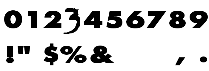 Scream Real Font OTHER CHARS