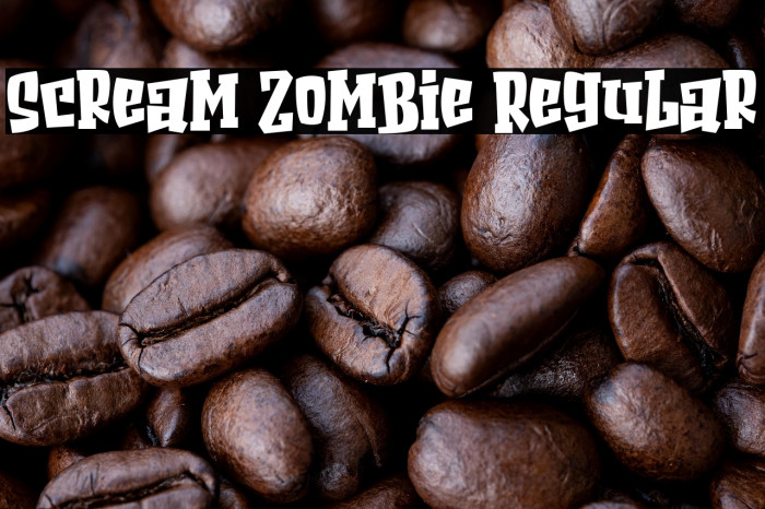 Scream Zombie Regular Example 2