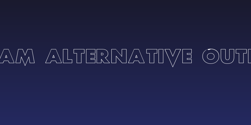 Scream alternative outlined Social Header