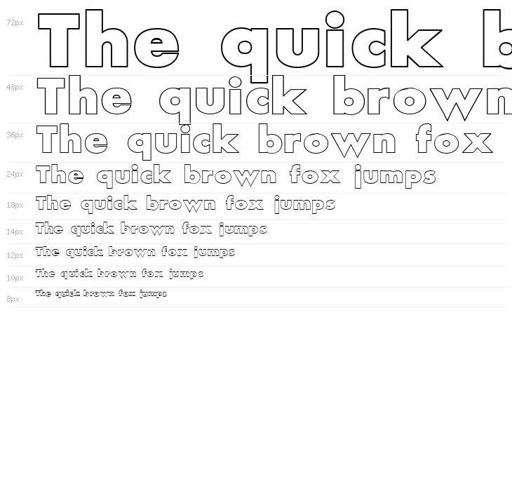 Scream alternative outlined Waterfall