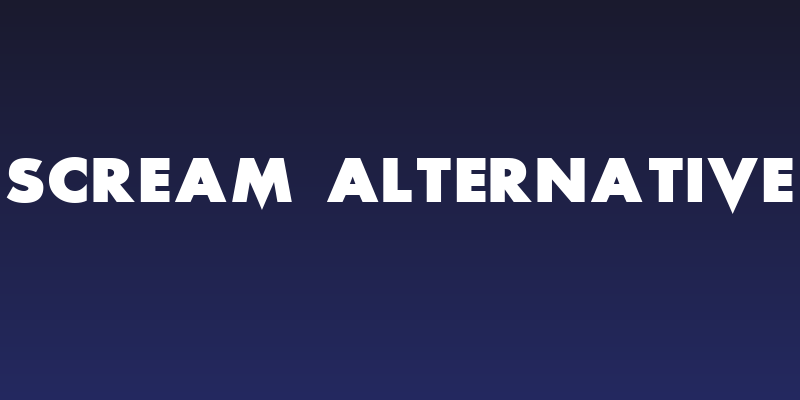 Scream alternative Social Header