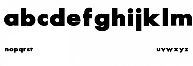 Scream alternative Font LOWERCASE