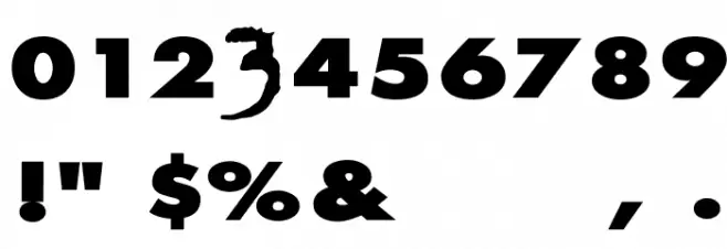 ScreamReal Font OTHER CHARS