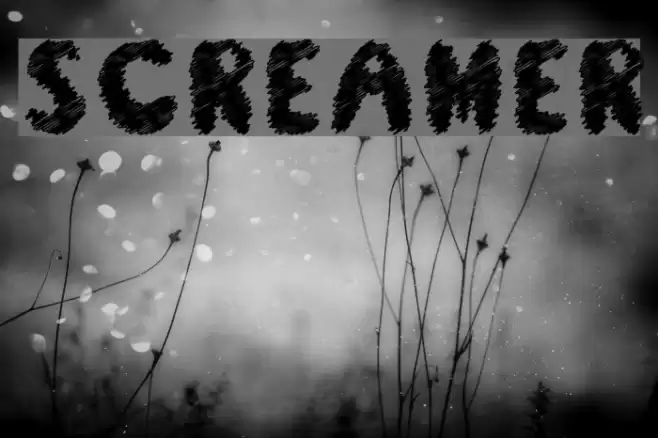 Screamer Font examples
